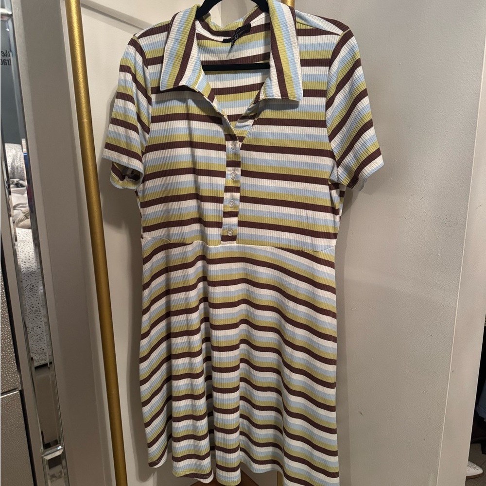 Striped Polo Dress